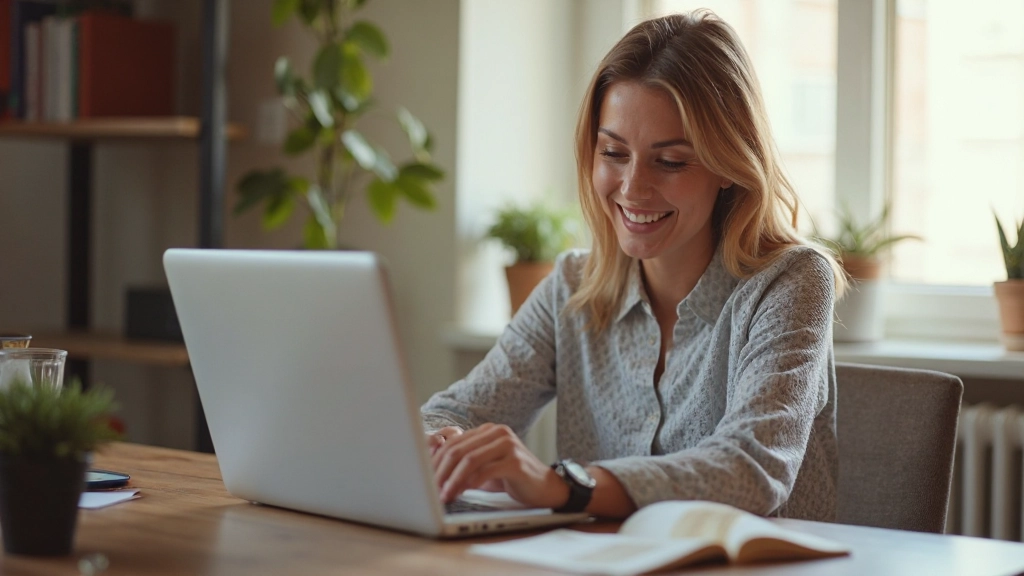 Pessoa criando planilha de orçamento no laptop com calculadora financeira próxima